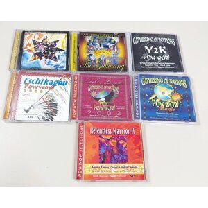 Vintage Pow Wow CDs (Lot Of 7) Dance Contest Songs Champion Drum Groups EUC